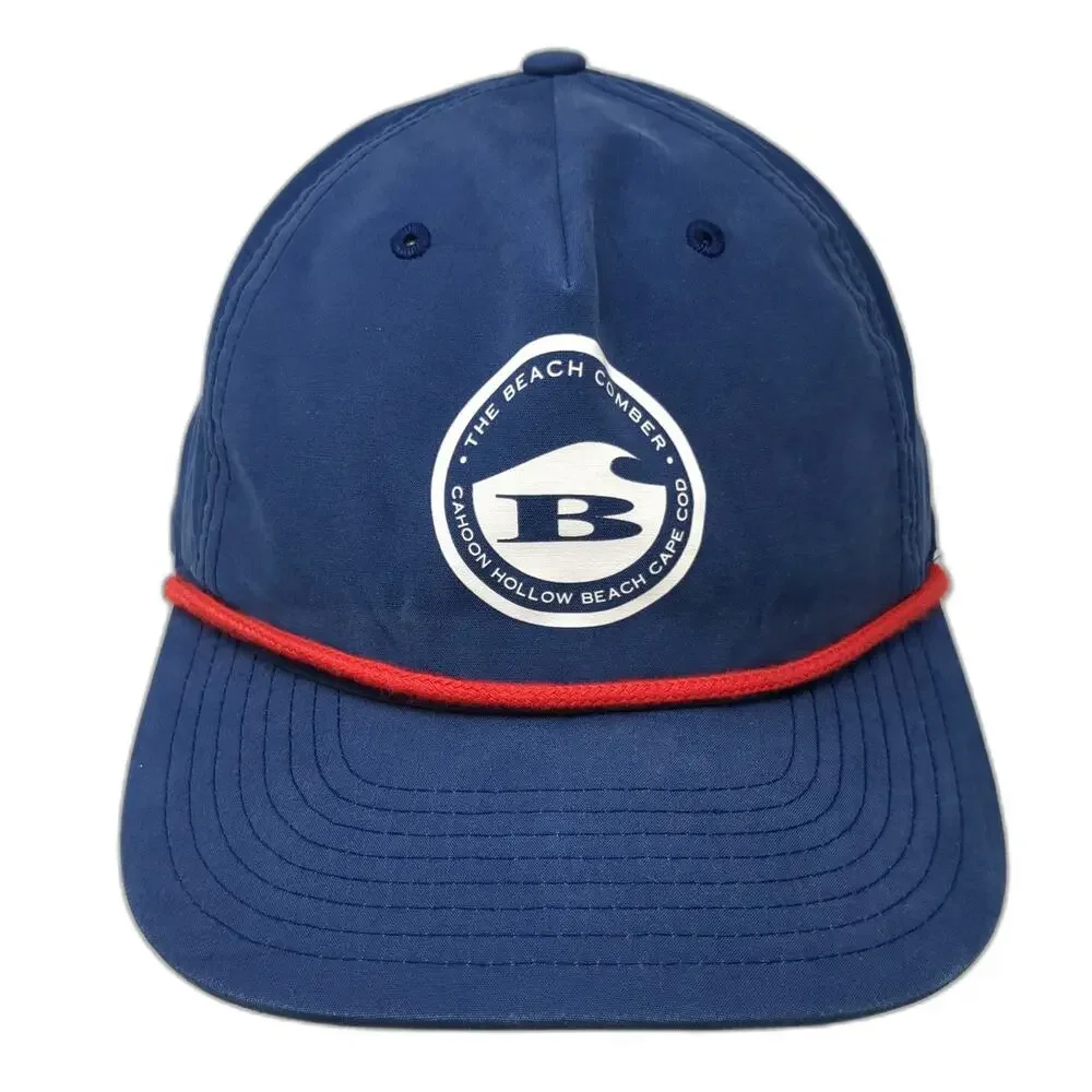 Richardson 5 Panel Blue One Size Rope Wellfleet Beach Comber Snapback Hat